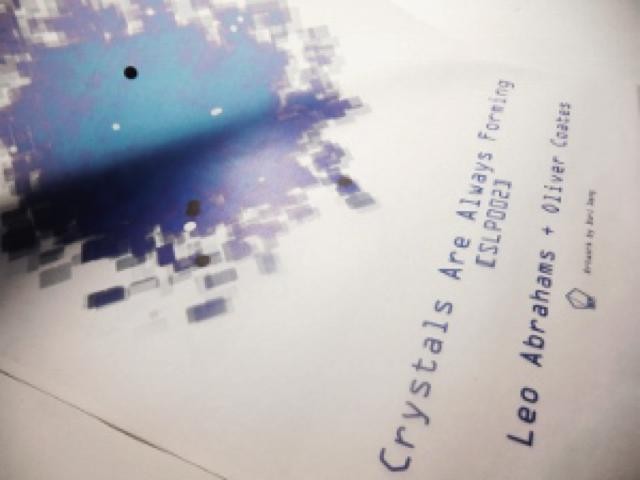 Cover art for Crystals Are Always Forming (2012)